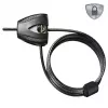 Master Lock Python reguliuojamas kabelio spyna 8417EURDPRO – 1,8 m pintas plienas, juoda, 2 raktai
