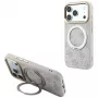 Guess Ring Stand 360 4G Classic Logo MagSafe dėklas, skirtas iPhone 18 Pro Max / 17 Pro Max - rožinis