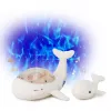Cloud B Tranquil Whale miego pagalba su projektoriumi ir barškučiu - balta