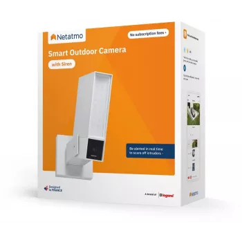 Netatmo Smart Outdoor Camera with Siren NOC-S-W-EC (Balta)