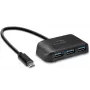 Speedlink Snappy Evo USB-C į 4 prievadų USB 3.0 šakotuvas (SL-140202-BK)