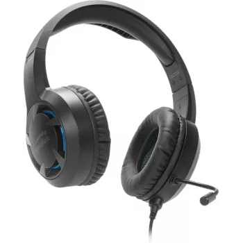 SPEEDLINK SL-450305-BK laidinis ausinių su mikrofonu žaidimams ant ausų, USB-A, 30mm tvarkyklės, 1,8 m laidas, juoda