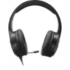 SPEEDLINK SL-450305-BK laidinis ausinių su mikrofonu žaidimams ant ausų, USB-A, 30mm tvarkyklės, 1,8 m laidas, juoda