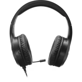 SPEEDLINK SL-450305-BK laidinis ausinių su mikrofonu žaidimams ant ausų, USB-A, 30mm tvarkyklės, 1,8 m laidas, juoda