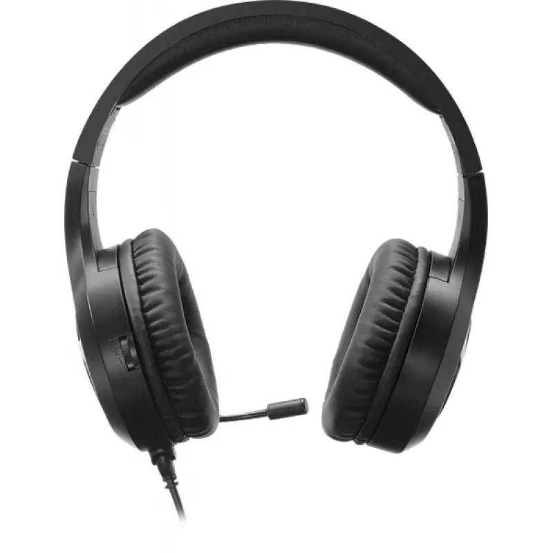 SPEEDLINK SL-450305-BK laidinis ausinių su mikrofonu žaidimams ant ausų, USB-A, 30mm tvarkyklės, 1,8 m laidas, juoda