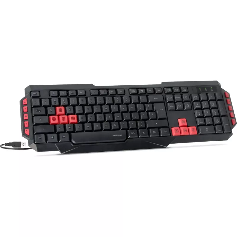 Speedlink Ludicium žaidimų klaviatūra, šiaurietiškas išdėstymas (SL-670009-BK-NC)