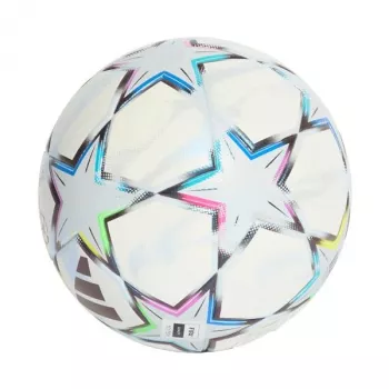 adidas UCL League 26/27 League Stage Box kamuolys, 5 dydis, baltas-mėlynas-rožinis-žalias KE9771