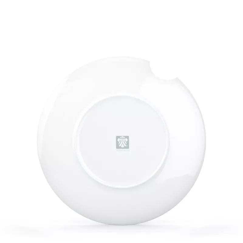 FIFTYEIGHT 2 vakarienės lėkštės su įkandintu kraštu 28 cm baltos