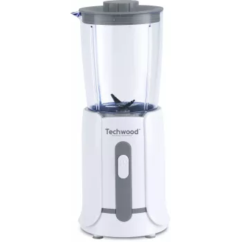 Techwood TBL-201 1,5 l stalinis blenderis, 300 W, nerūdijančio plieno peiliai, ledo smulkinimas, baltas