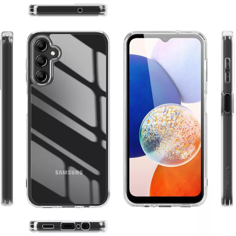 NEVOX StyleShell SHOCKFlex apsauginis dėklas Samsung Galaxy A27 5G, permatomas