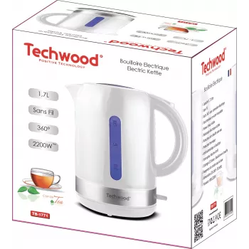 Techwood virdulys 1.7L, baltas (TB-1771)