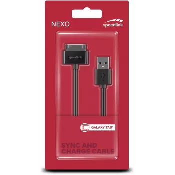 Speedlink Nexo sinchronizavimo ir krovimo kabelis „Samsung Galaxy Tab“ (SL-7503-BK)