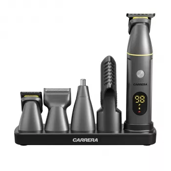 Carrera 34648 Grooming rinkinys – daugiafunkcis prižiūrėtojas barzdai, plaukams, kūnui, nosiai ir ausims