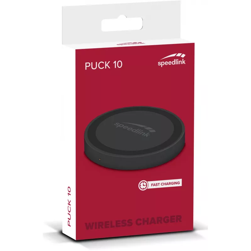 Speedlink Puck 10 greitas belaidis įkroviklis, juodas (SL-690403-BK)