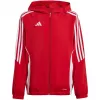 adidas Tiro 24 vaikų švarkas raudonas IM8800 152 cm