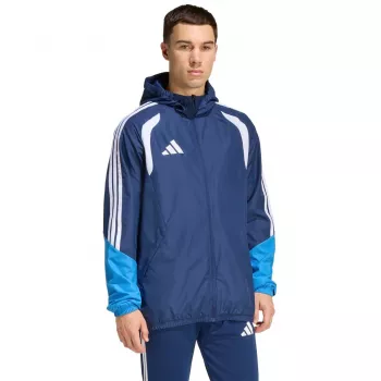 adidas Tiro 26 Competition viso sezono vyrų treniruočių striukė tamsiai mėlyna (JY8869, L dydis)