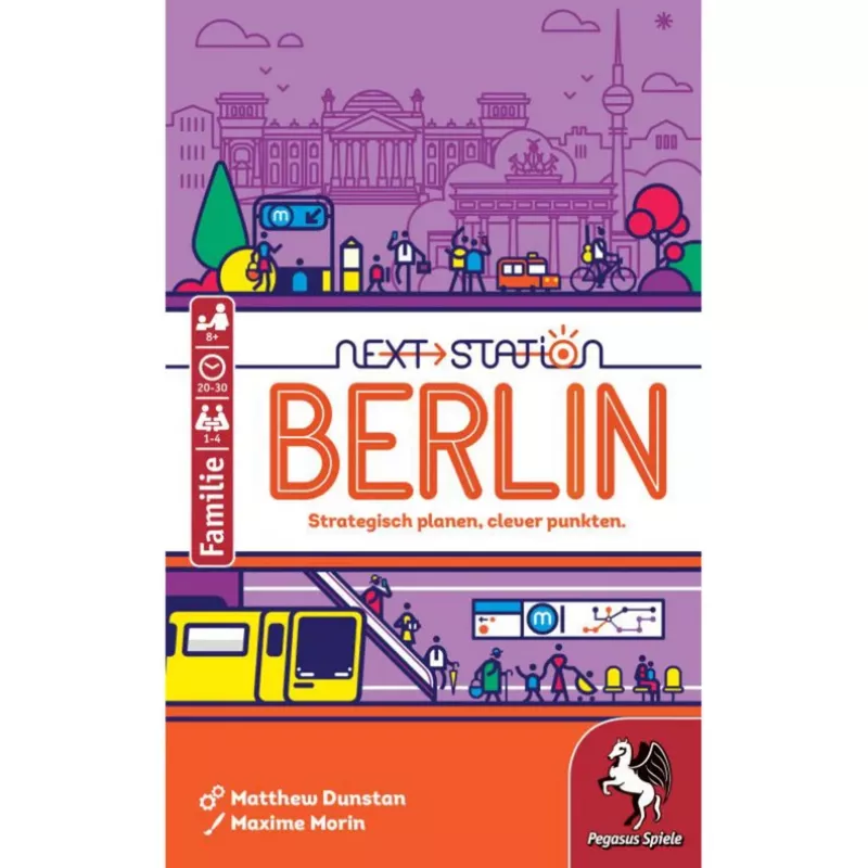 PEGASUS Next Station Berlin – stalo žaidimas su metimu ir rašymu (vokiška laida)