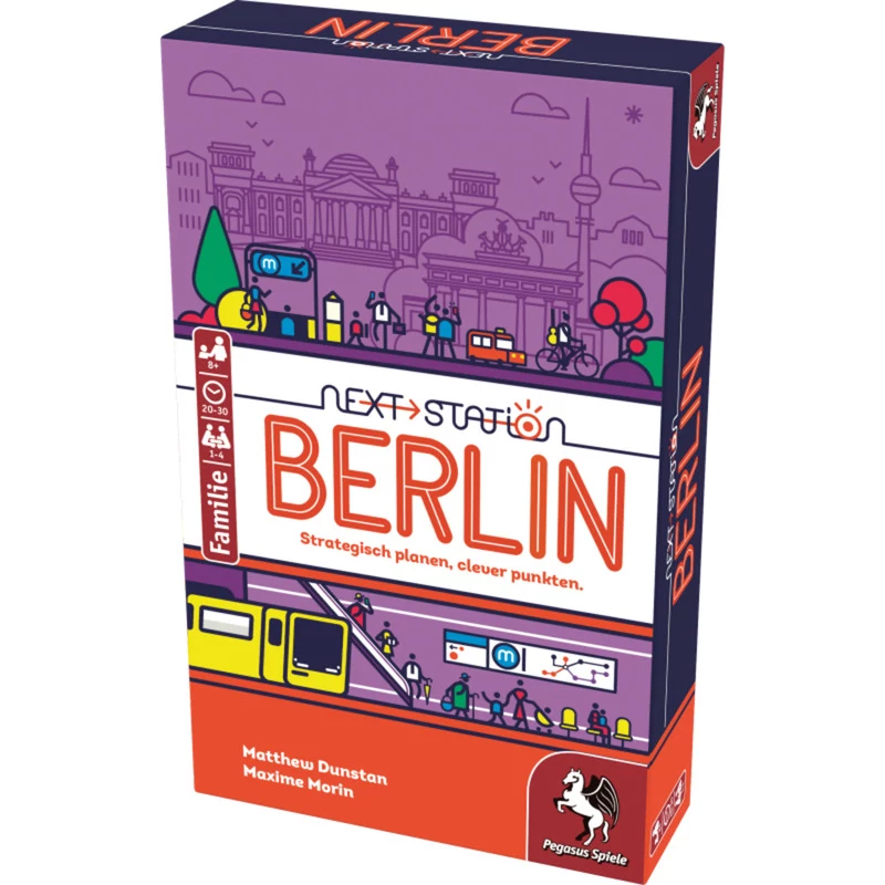 PEGASUS Next Station Berlin – stalo žaidimas su metimu ir rašymu (vokiška laida)
