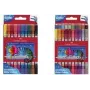 Faber-Castell Glitter dvipusiai žymekliai, 20 vnt. rinkinys su plačiu ir plonu antgaliais (3-5 mm / 1 mm), išplaunami - 151108
