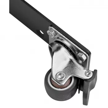 SilverStone SST-RAC-SRW-002 sukamojo ratuko rinkinys (2 ratai, juoda spalva, 360° sukimasis, visiško fiksavimo stabdis)