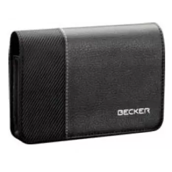 Becker Executive Bag 4,3 colio apsauginis dėklas GPS navigacijos įrenginiams, juodas, su diržo kilpa ir riešo dirželiu