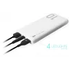 Silicon Power GP15 10000 mAh išorinė baterija, balta (SP10KMAPBKGP150W)