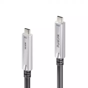 PureLink FiberX 10 FX-I605-010 10 m USB-C aktyvus optinis kabelis, 10 Gbps, juodas