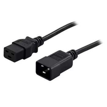 BlueWalker PowerWalker Power Cable IEC 60320 C19 į C20 1,8 m juoda
