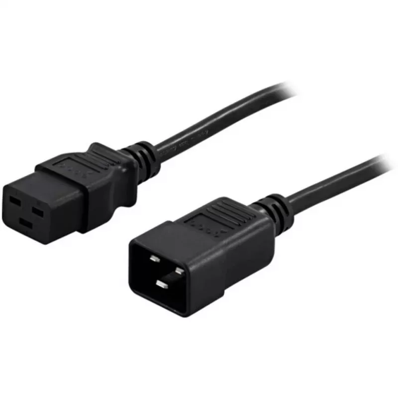 BlueWalker PowerWalker Power Cable IEC 60320 C19 į C20 1,8 m juoda