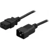 BlueWalker PowerWalker Power Cable IEC 60320 C19 į C20 1,8 m juoda