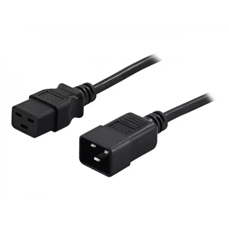 BlueWalker PowerWalker Power Cable IEC 60320 C19 į C20 1,8 m juoda
