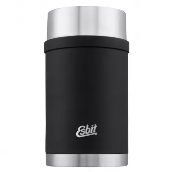 Esbit Sculptor maisto termosas 1000 ml juodas, vakuuminė izoliacija, nerūdijantis plienas