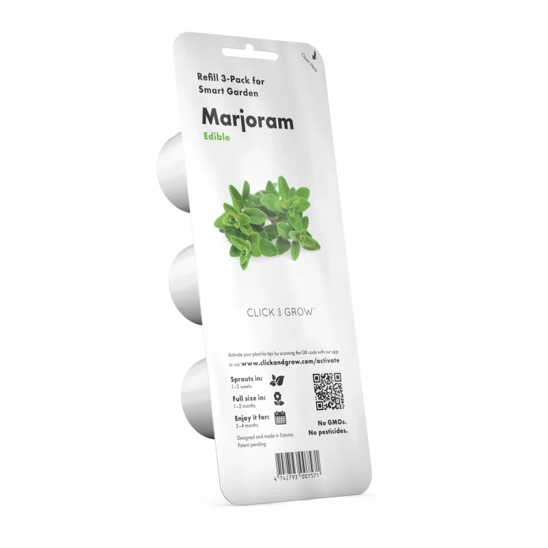 Click & Grow SGR41X3 Smart Garden papildymas – mairūnas, 3 augalų kapsulės