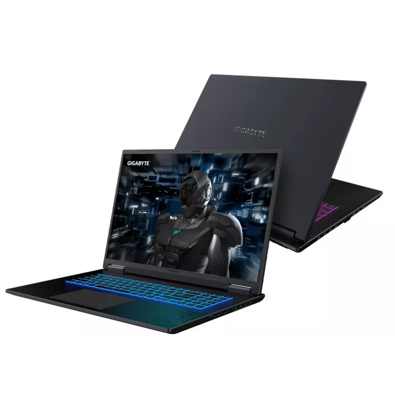 Gigabyte Gaming A18 PRO DYJG3EEBC4SH 18 colių žaidimų nešiojamasis kompiuteris, Intel Core 7 240H, 32GB RAM, 1TB SSD, GeForce RTX 5080, Windows 11 Home