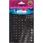 Kolm Lõvi Minipicto estų/rusų kalbų klaviatūros lipdukai, juodos/baltos/mėlynos spalvos (KB-UNI-EE02-BLK-BLUE)