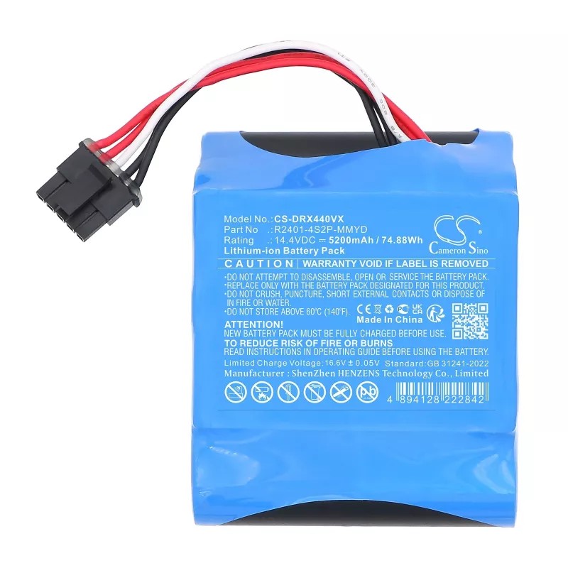 Cameron Sino CS-DRX440VX baterija, skirta Dreame X40 / X40 Pro (R2401-4s2p-mmyd / R2401-4s2p-xdev)