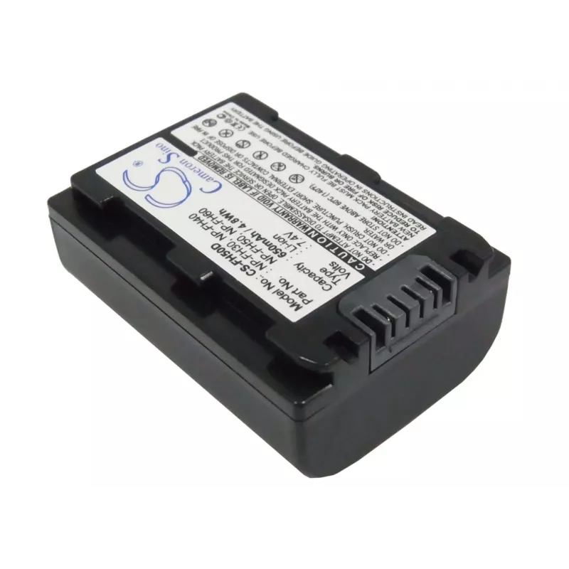 Cameron Sino CS-FH50D 7,2 V 1000 mAh ličio jonų baterija, skirta Sony NP-FH30/FH40/FH50/FH60 vaizdo kameroms