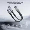 Unitek USB-C į 3,5 mm garso adapteris su PD
