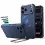 ESR Cyber Tough Kickstand MagSafe dėklas, skirtas iPhone 17 Pro Max / 18 Pro Max – mėlynas