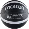 Molten B6D3500-KS lauko krepšinio kamuolys, 6 dydis, juodas/sidabrinis