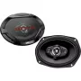 JVC CS-DR6942 6x9 colio 4 krypčių koaksialiniai automobilio garsiakalbiai, 500W maks., anglies mikos žemų dažnių garsiakalbis, PEI kupolo aukštų dažnių garsiakalbiai, pora