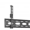 B-TECH AV BT8448-150/BB itin didelis universalus lubų laikiklis plokščiaekraniams televizoriams su 1,5 m Ø50 mm strypu, VESA iki 1100x700, 130 kg, juodos spalvos