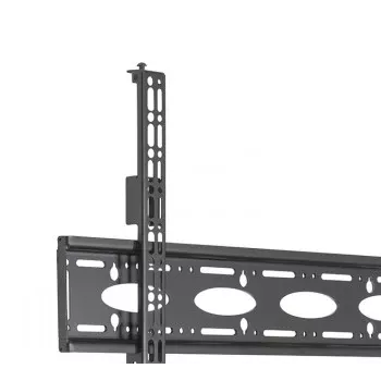 B-TECH AV BT8448-150/BB itin didelis universalus lubų laikiklis plokščiaekraniams televizoriams su 1,5 m Ø50 mm strypu, VESA iki 1100x700, 130 kg, juodos spalvos