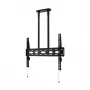 B-TECH AV BT8448-150/BB itin didelis universalus lubų laikiklis plokščiaekraniams televizoriams su 1,5 m Ø50 mm strypu, VESA iki 1100x700, 130 kg, juodos spalvos