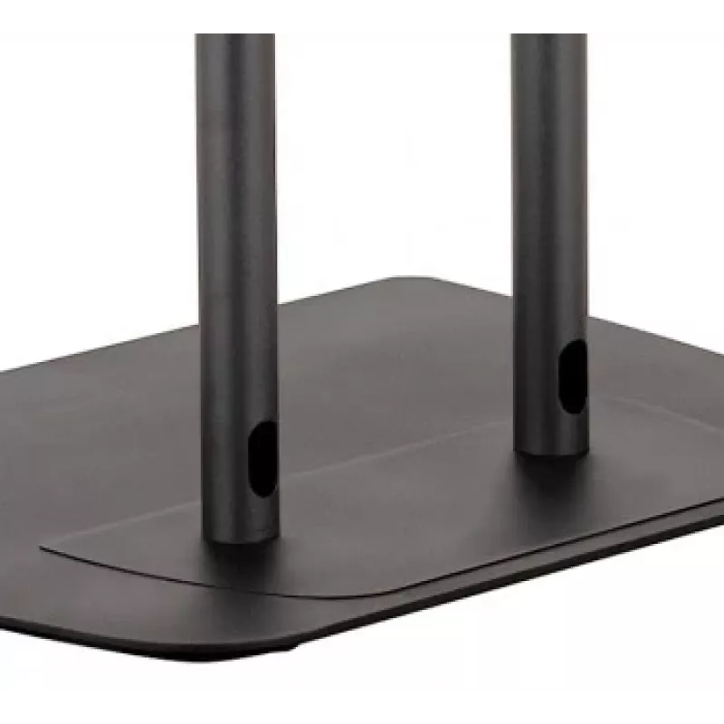 B-TECH AV SYSTEM X universalus žemo profilio grindinis stovas plokščiaekraniams televizoriams (VESA 600 x 400) - 0,75 m Ø50 mm stulpai