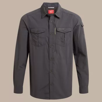 Craghoppers NosiLife Adventure LS Shirt III - juoda paprika - L