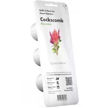 Click & Grow celiozijų (gaidžiaskiauterių) augalų kapsulės Smart Garden sodui, 3 vnt. (SGR4X3)
