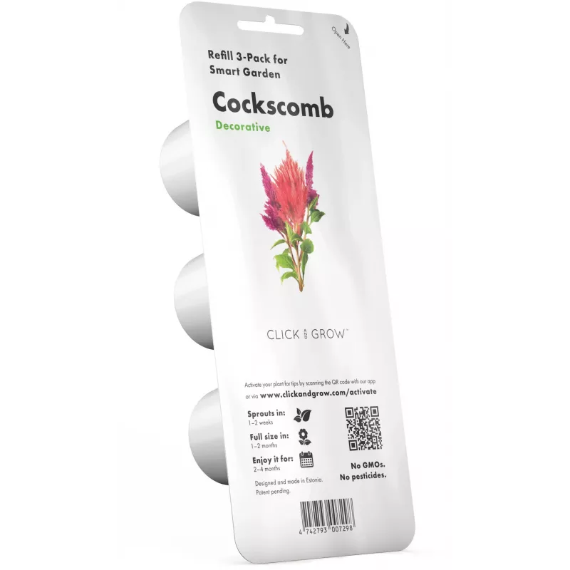 Click & Grow celiozijų (gaidžiaskiauterių) augalų kapsulės Smart Garden sodui, 3 vnt. (SGR4X3)