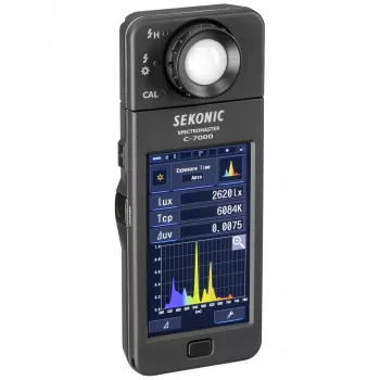 Sekonic C-7000 SpectroMaster spektrometras LED, HMI, fluorescenciniams, volframiniams, natūraliems šviesos šaltiniams ir blykstei