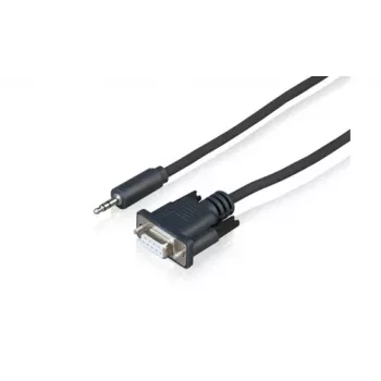 Sony CAB-RSJA1 RS-232C nuosekliojo valdymo laidas - DB9 moteriška į 3,5 mm mini-jack vyrišką, 2,5 m, juodas